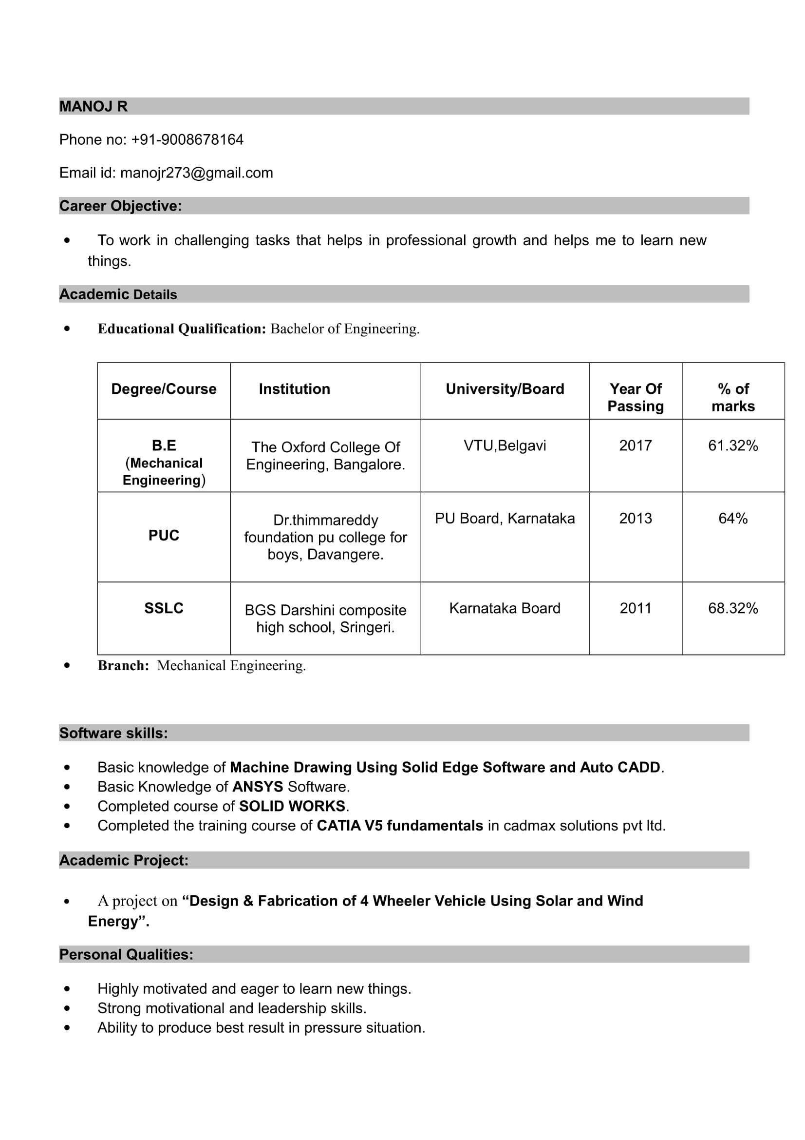 UPDATED CV.manoj.word-1 - HVAC Jobs Center